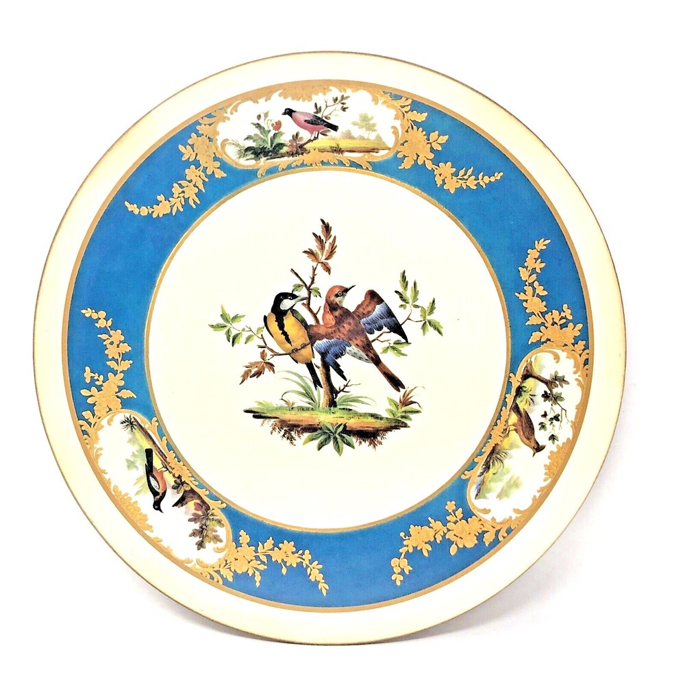 VTG Clover Leaf Wild Bird Cork Trivet Hot Pad  King Fisher Golden Finch Set Of 3 - Picture 5 of 12
